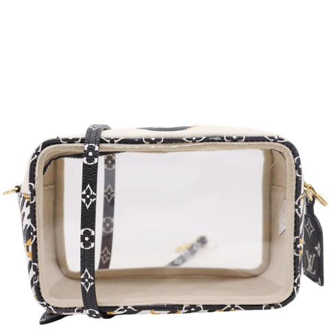 LOUIS VUITTON Monogram Giant Jungle Canvas Beach Pouch Ivory