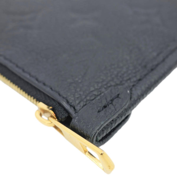 LOUIS VUITTON Empreinte Leather Wristlet Black