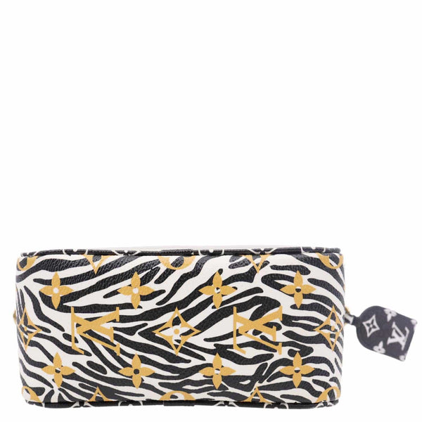 LOUIS VUITTON Monogram Giant Jungle Canvas Beach Pouch Ivory