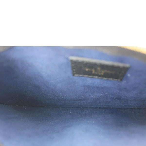LOUIS VUITTON Empreinte Leather Wristlet Black