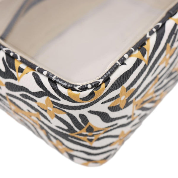 LOUIS VUITTON Monogram Giant Jungle Canvas Beach Pouch Ivory