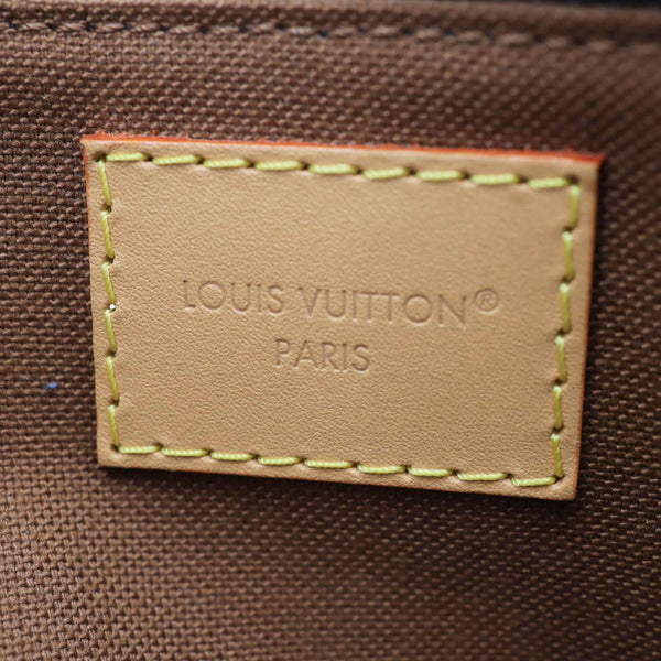 LOUIS VUITTON Pochette Eva Monogram Canvas Crossbody Bag Brown