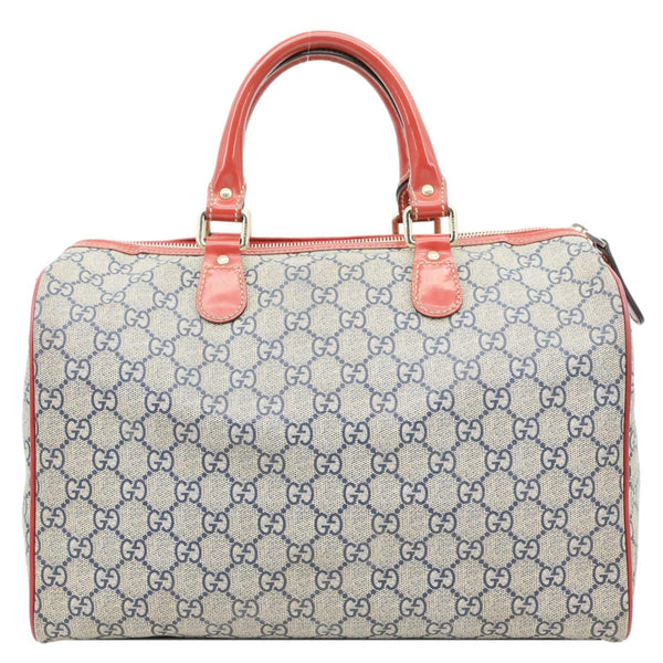 GUCCI GG Joy Tattoo Heart GG Supreme Canvas Boston Bag Beige 189895