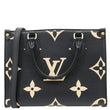 LOUIS VUITTON Onthego PM Monogram Empreinte Shoulder Bag Bicolor