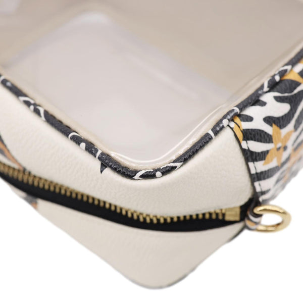 LOUIS VUITTON Monogram Giant Jungle Canvas Beach Pouch Ivory