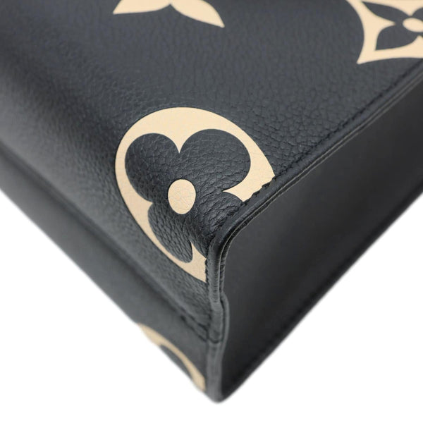 LOUIS VUITTON Onthego PM Monogram Empreinte Shoulder Bag Bicolor