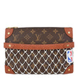 LOUIS VUITTON x NBA Net Flat Monogram Canvas Pouch Brown