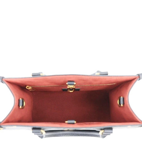 LOUIS VUITTON Onthego PM Monogram Empreinte Shoulder Bag Bicolor