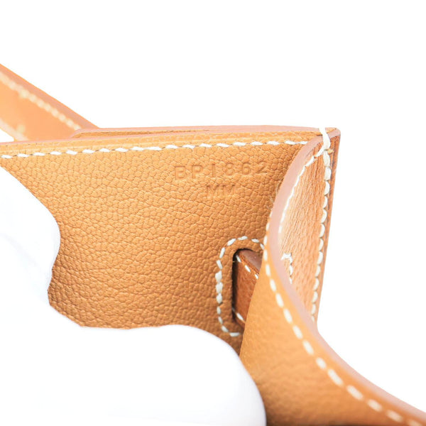 HERMES Kelly Depeches 25 Togo Calfskin Leather Pouch Brown