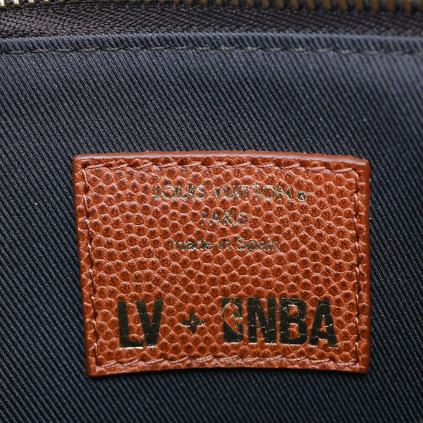 LOUIS VUITTON x NBA Net Flat Monogram Canvas Pouch Brown