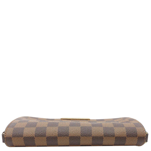 LOUIS VUITTON Favorite PM Damier Ebene Crossbody Bag Brown