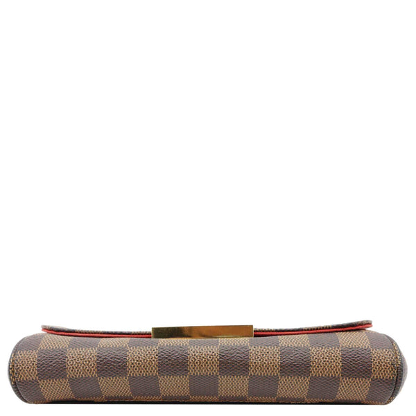 LOUIS VUITTON Favorite PM Damier Ebene Crossbody Bag Brown