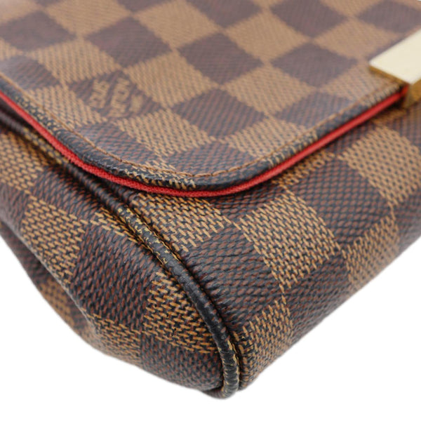 LOUIS VUITTON Favorite PM Damier Ebene Crossbody Bag Brown