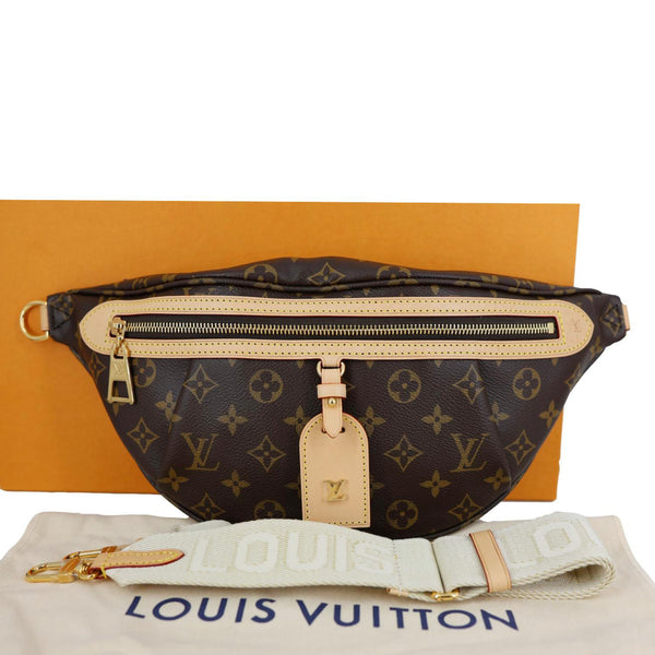 LOUIS VUITTON High Rise Monogram Canvas Bumbag Brown