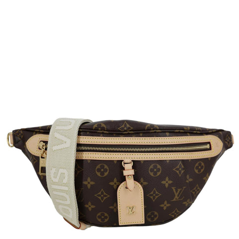 LOUIS VUITTON High Rise Monogram Canvas Bumbag Brown