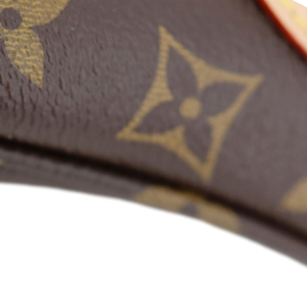 LOUIS VUITTON High Rise Monogram Canvas Bumbag Brown