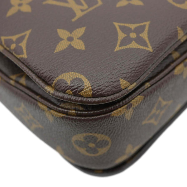LOUIS VUITTON Metis Pochette Monogram Canvas Crossbody Bag Brown