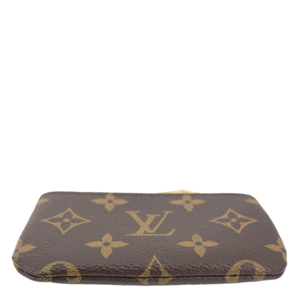 LOUIS VUITTON Key Cles Monogram Canvas Pouch Brown