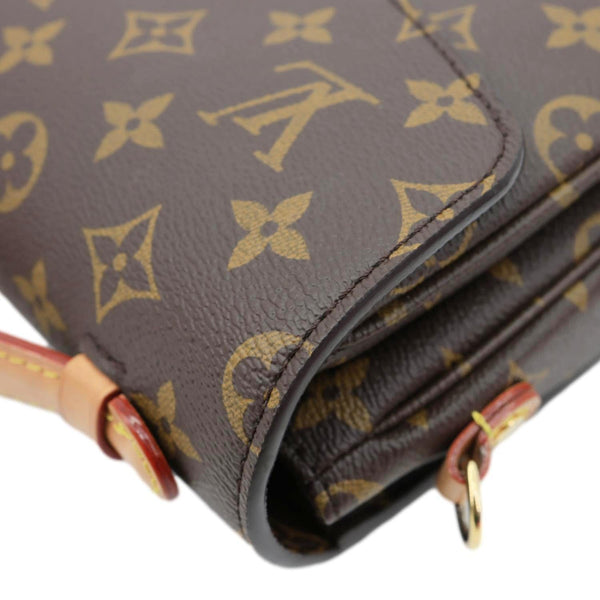 LOUIS VUITTON Metis Pochette Monogram Canvas Crossbody Bag Brown