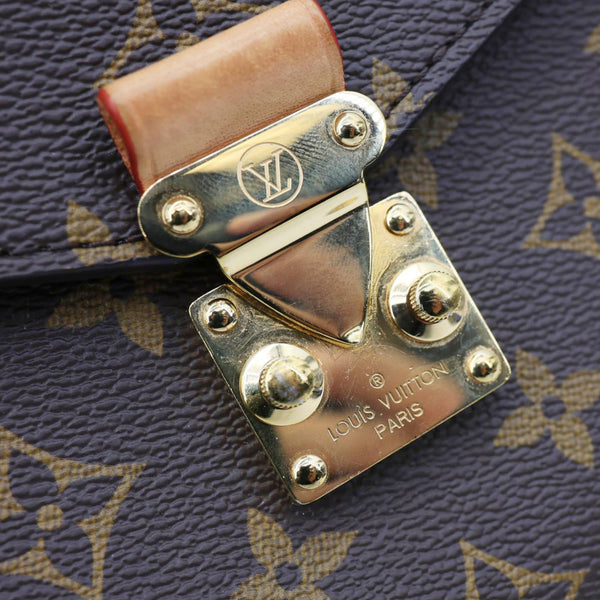 LOUIS VUITTON Metis Pochette Monogram Canvas Crossbody Bag Brown