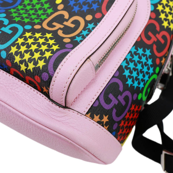 GUCCI Psychedelic GG Supreme Monogram Canvas Backpack Bag Multicolor 601296