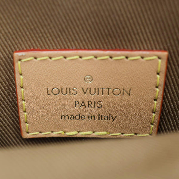 LOUIS VUITTON Utility Phone Sleeve Monogram Canvas Crossbody Bag Brown