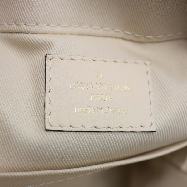 LOUIS VUITTON Saintonge Monogram Canvas Crossbody Bag Brown