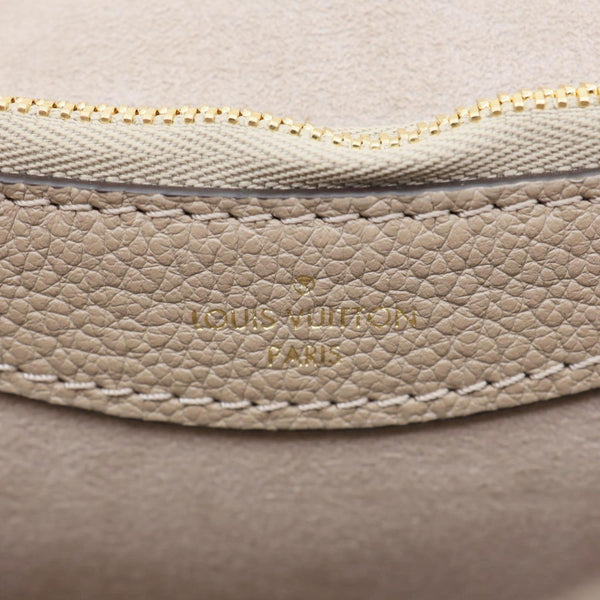 LOUIS VUITTON Diane Monogram Giant Empreinte Leather Crossbody Bag Tourterelle Creme