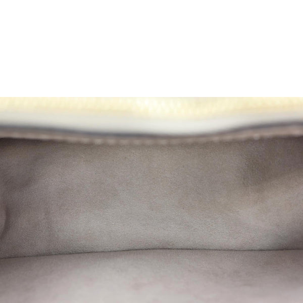 LOUIS VUITTON Diane Monogram Giant Empreinte Leather Crossbody Bag Tourterelle Creme