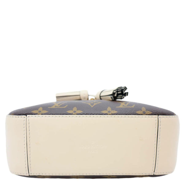 LOUIS VUITTON Saintonge Monogram Canvas Crossbody Bag Brown