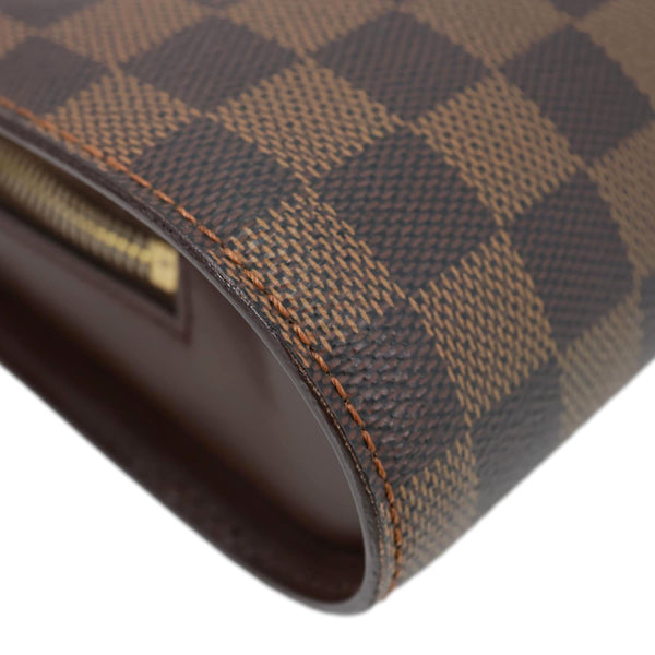 LOUIS VUITTON Saint Louis Damier Ebene Pochette Clutch Bag Brown