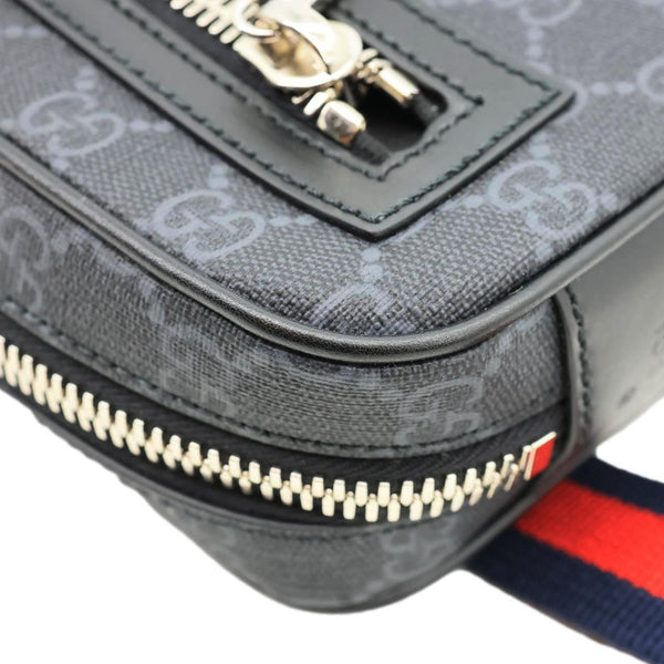 GUCCI GG Supreme Canvas Bumbag Black 792094