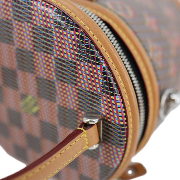 LOUIS VUITTON Cannes LV Pop Canvas Shoulder Bag Brown