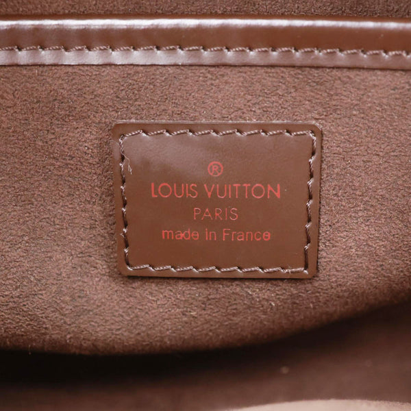 LOUIS VUITTON Saint Louis Damier Ebene Pochette Clutch Bag Brown