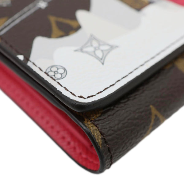 LOUIS VUITTON Christmas Animation Monogram Canvas Wallet Brown