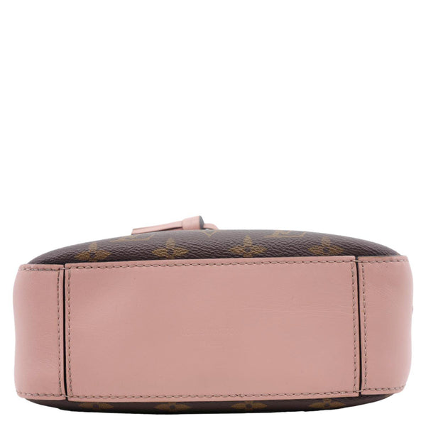 LOUIS VUITTON Saintonge Monogram Canvas Crossbody Bag Pink