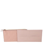 LOUIS VUITTON Pochette Monogram Empreinte Leather insert Card Holder Pink