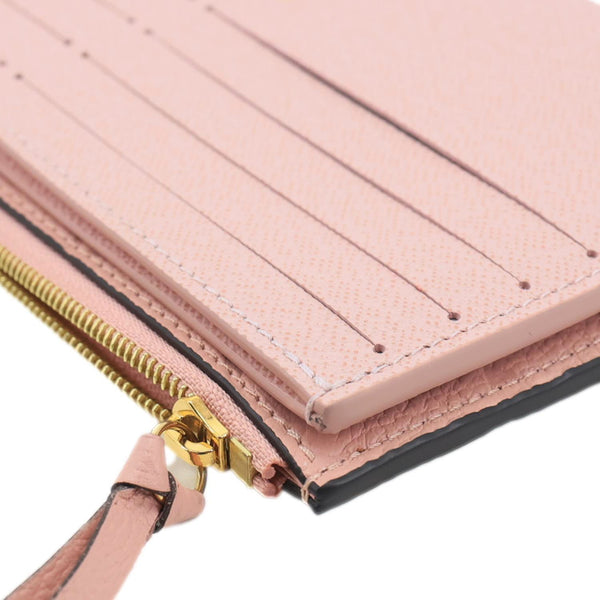 LOUIS VUITTON Pochette Monogram Empreinte Leather insert Card Holder Pink