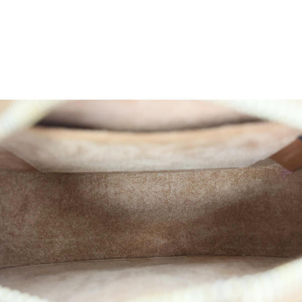 CELINE Triomphe Oval Calfskin Cuir Shoulder Bag Tan