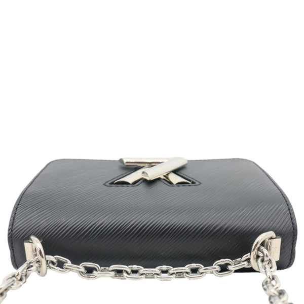 LOUIS VUITTON Twist PM Epi Leather Chain Shoulder Bag Black