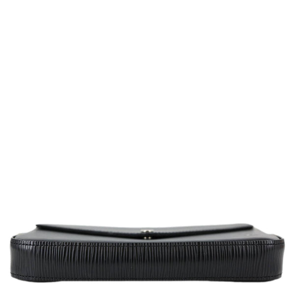 LOUIS VUITTON Felicie Pochette Epi Leather Crossbody Bag Black