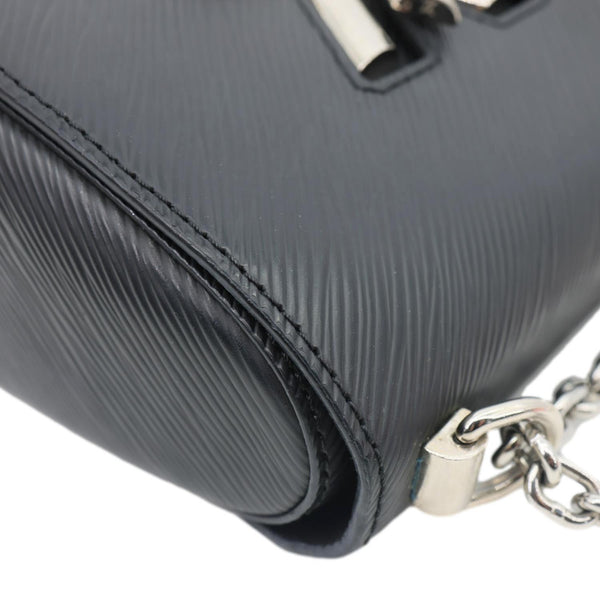 LOUIS VUITTON Twist PM Epi Leather Chain Shoulder Bag Black
