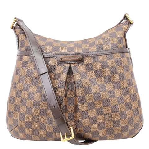 LOUIS VUITTON Bloomsbury PM Damier Ebene Crossbody Bag Brown