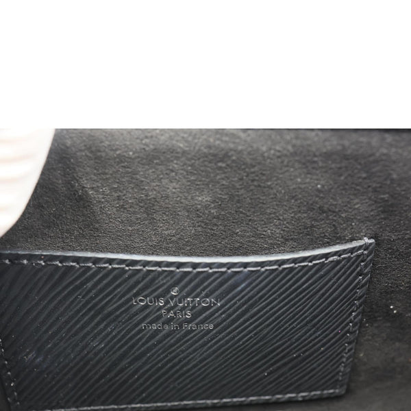 LOUIS VUITTON Twist PM Epi Leather Chain Shoulder Bag Black