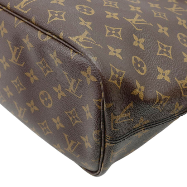 LOUIS VUITTON Neverfull Kabuki MM Monogram Canvas Tote Bag Brown