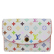 LOUIS VUITTON x TM Rosalie Multicolor Monogram Canvas Coin Purse White