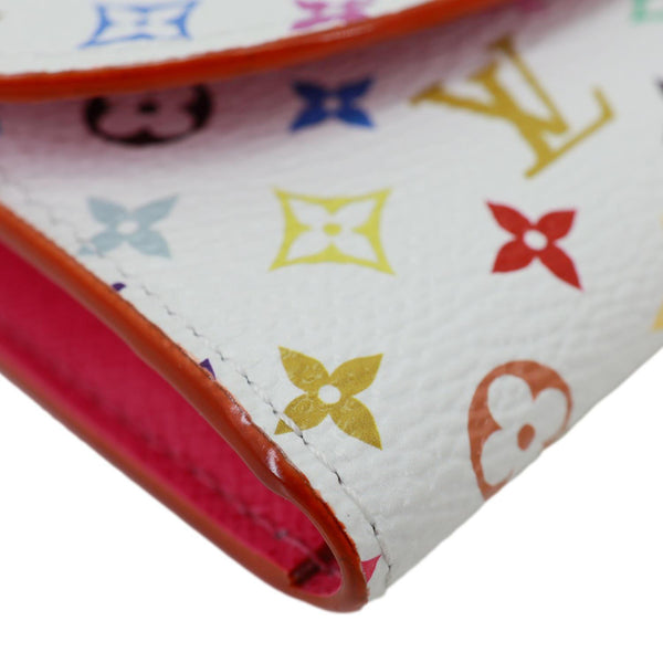 LOUIS VUITTON x TM Rosalie Multicolor Monogram Canvas Coin Purse White