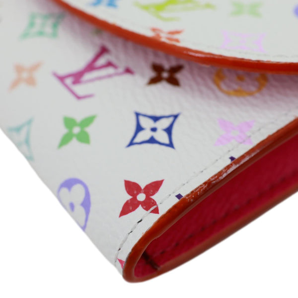 LOUIS VUITTON x TM Rosalie Multicolor Monogram Canvas Coin Purse White