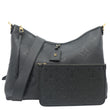 LOUIS VUITTON Carryall MM Monogram Empreinte Leather Shoulder Bag Black