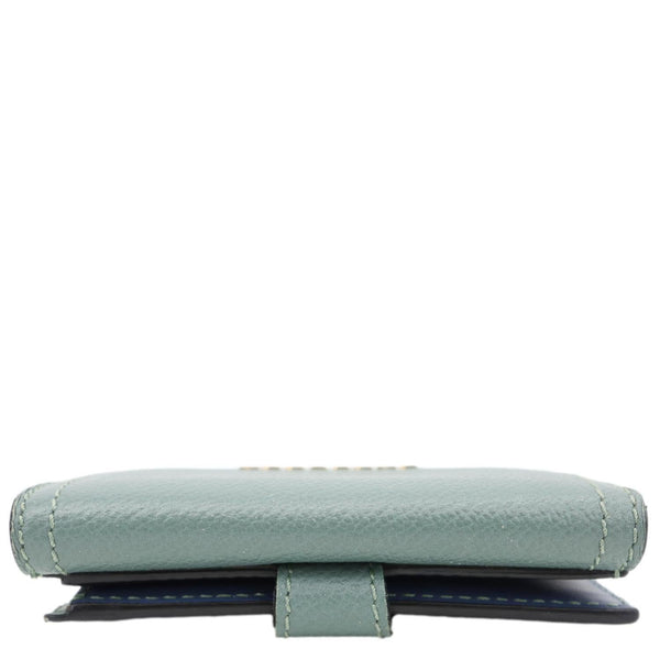 BURBERRY Haymarket Check Canvas Wallet Blue